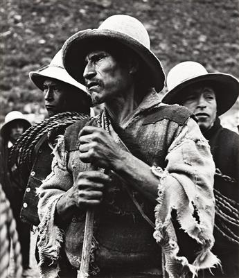 JOHN COLLIER JR. (1913-1992) Group of 9 photographs, including work from Ecuador and Peru.